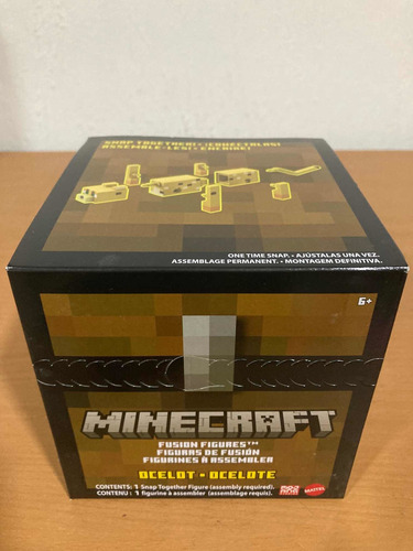 Ocelot Fusion Figures Minecraft Mattel Nueva Y Original
