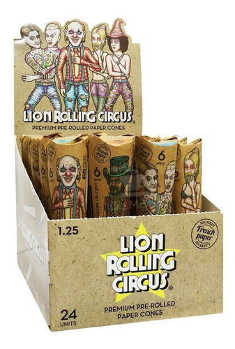 Caixa De Cones Lion Rolling Circus