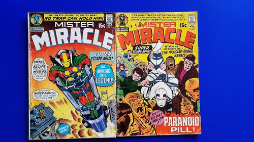 Set De 2 Revistas En Ingles Mr Miracle 1971 Numeros 1 Y 3
