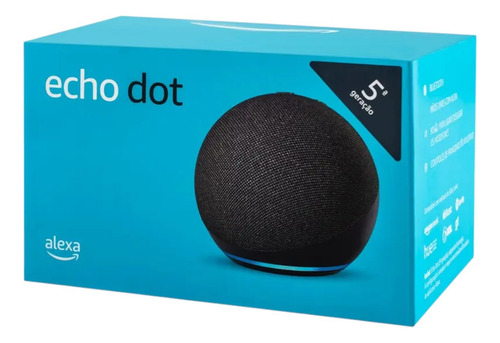 Amazon Echo Dot 5th Assistente Virtual Alexa Smart Speaker