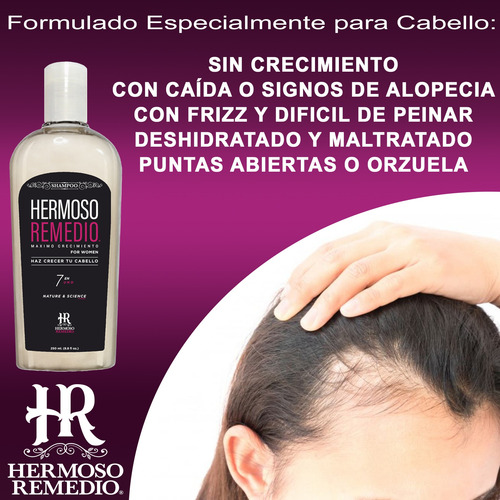 Imagen 6 de 10 de Duo Shampoo Anticaida Crecimiento Reparador Cabello 7 En 1