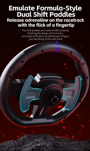 Volante De Carreras Para Juegos Pxn V9 Gen2 Con Pedales Y De