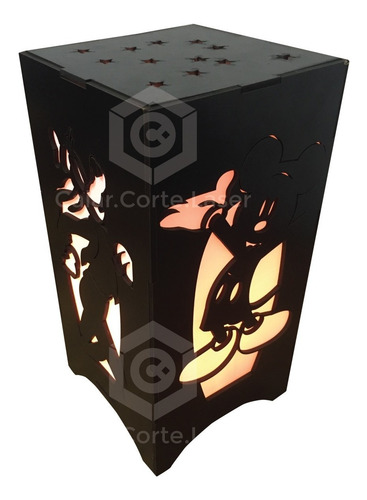 Lampara Velador Infantil Luz De Noche Disney Mickey