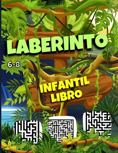 Libro Laberinto Infantil 6-8: 50 Puzzles Con Soluciones Para