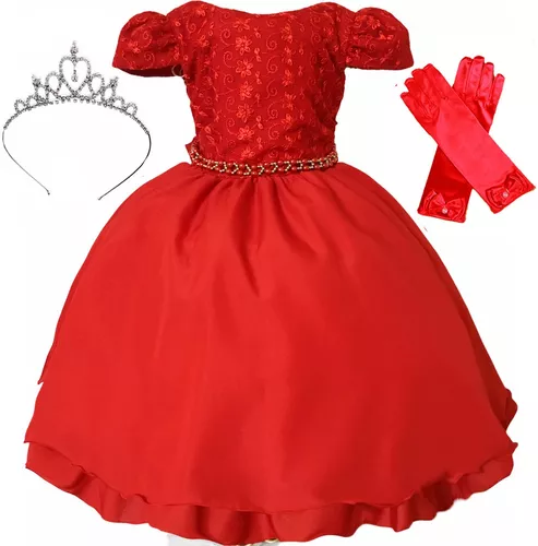 Vestido Infantil Social Daminha Princesa Sofia Aniversário