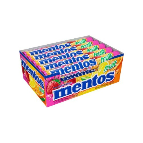 Pastillas Mentos Frutas X 12und - Almacen Mingo