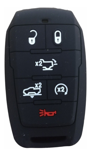 Funda Silicón Llave Control Dodge Ram Proximidad 19+ 