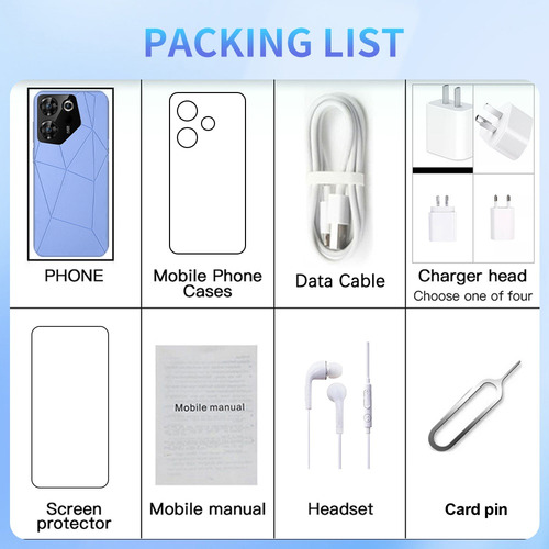 Teléfonos Inteligentes Android C20 Pro + 12/16gb+512/1tb