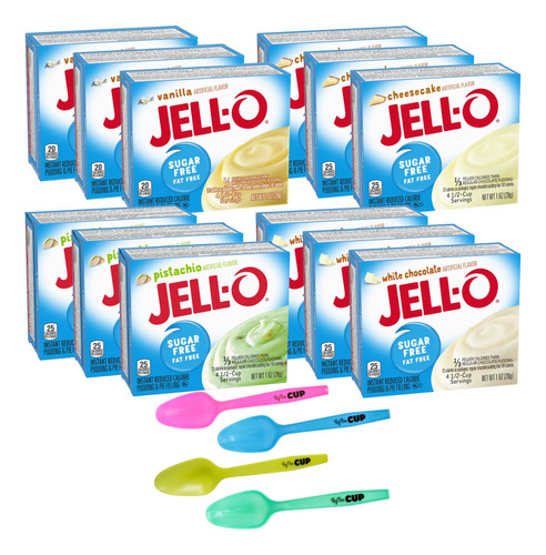 Jell-o Mezcla De Relleno Instantaneo Sin Azucar Y Pastel Sin