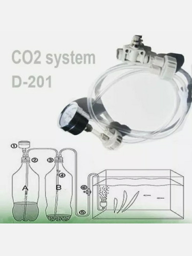 Kit De Sistema Generador De Co2 Para Acuario