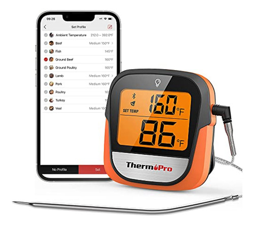 Termometro Para Carne Thermopro Tp901 Termómetro Inalámbrico