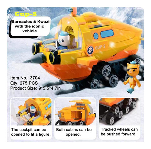 Little Froggy Building Block Toys The Octonauts Gup-s E Com