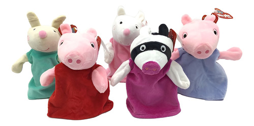 Títere De Mano Peppa Pig Varios Personajes 20cm Queoferta.uy
