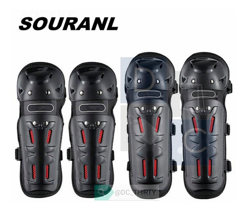 Imagen 2 de 4 de Kit Protecciones Para Motociclistas De Rodilleras Y Coderas