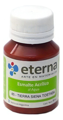 Esmalte Acrilico Al Agua Eterna X 37ml Color del óleo 85 TIERRA SIENA TOSTADA