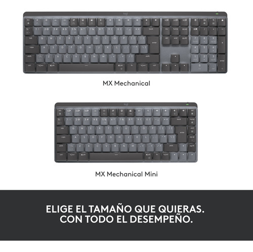 Mini Teclado Inalámbrico Logitech Mx Mechanical Iluminado
