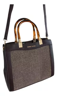 Cartera Anne Klein Espresso Vera Convertible Satchel