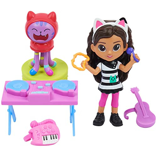 Gabby S Dollhouse Kitty Karaoke Set 2 Figuras De Juguet...