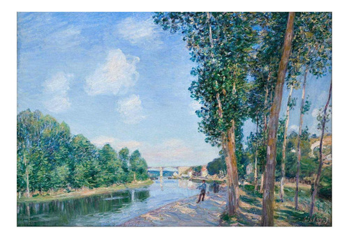 Saint Mammès - Sisley - Tela Canvas