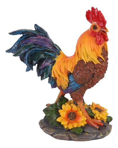 Escultura De Pollo, Decoración De Gallo, Estatuas En 3d