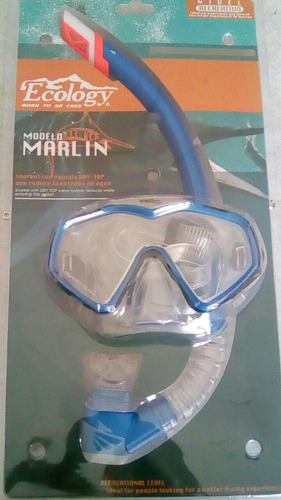 Set Snorkel Y Careta Marlin Ecology 