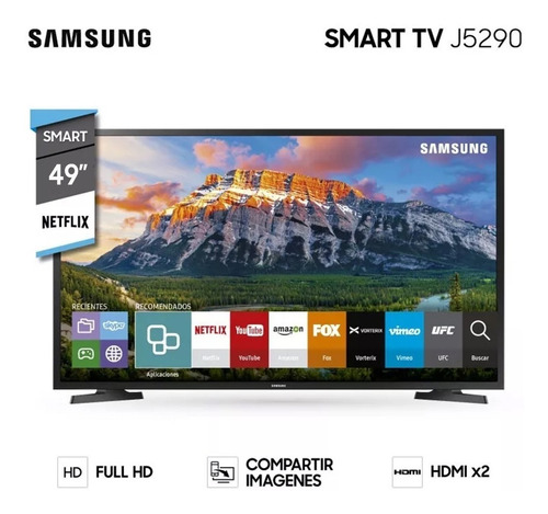 Smart Tv Samsung Full Hd 49 J5290 Netflix Stienda