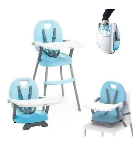 Silla Comer Bebe 3 En 1 Booster De Mesa Alta Baja Love 660