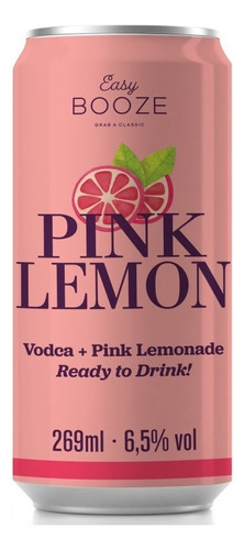 Easy Booze Lata Vodka+pink Lemon 269ml