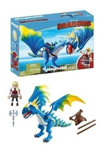 Playmobil  Dragon Y Astrid De 11 Piezas