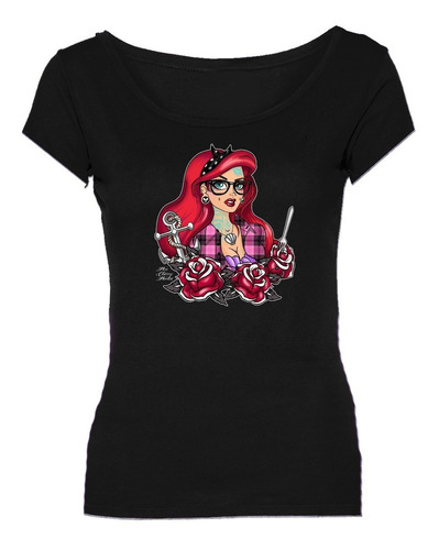 Remeras Little Mermaid Pinup Sirenita *mr Korneforos*