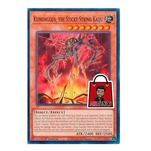 Kumongous, The Sticky String Kaiju - Miltienda - Yugioh