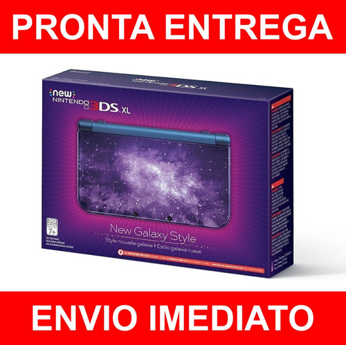 New Nintendo 3ds Xl New Style Galaxy Pronto Entrega Envio Hj