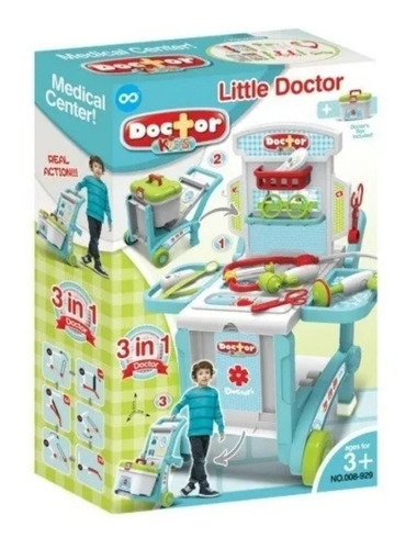 Set De Doctor Se Convierte En Consultorio Medico Con Ruedas