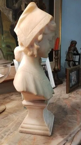 Escultura Mármol A.luchini Firenze Ver Detalle En La Base (Usado)