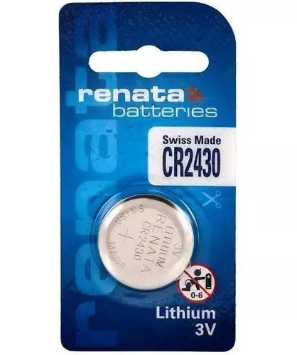 PKCELL Batería de litio CR2430 3V,Paquete de 2 pilas de botón de la  moneda,Batería de reloj de 3 voltios Batería de litio