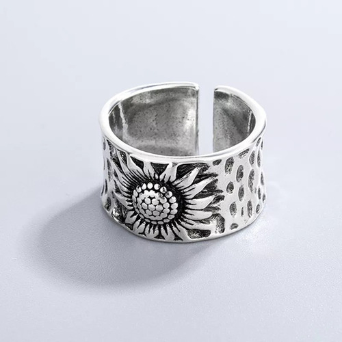 Anillo Girasol Diseño Ajustable P925