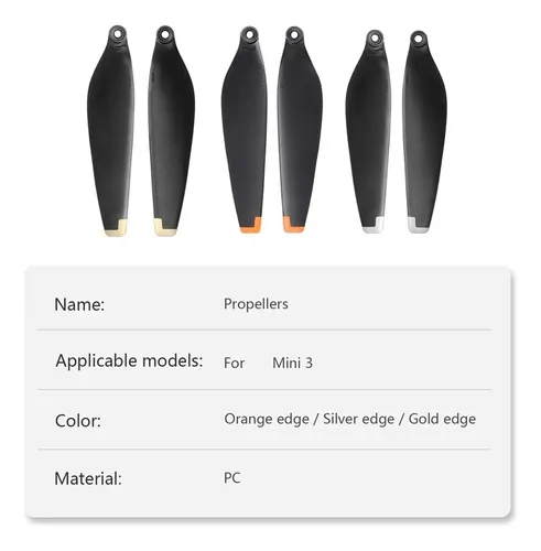 comprar 2 Pares 8 Pcs Drones Palas De Hélices Dji Mini 3 Accesorios