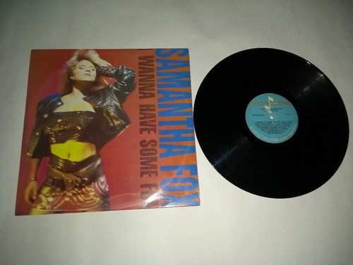 Lp Vinilo  Samantha Fox I Wanna Have Some Fun Promocional