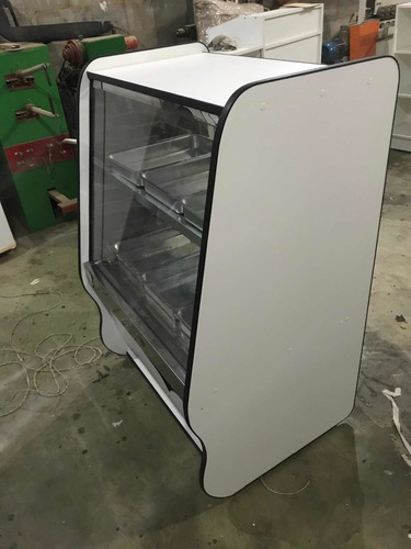 Imagem 3 de 7 de Balcão Estufa Quente Vitrine Expositora 6 Bandejas Salgados