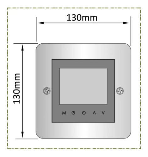 Gerador De Calor Sauna Seca 4kw P/ 6m3 + Comando Touch