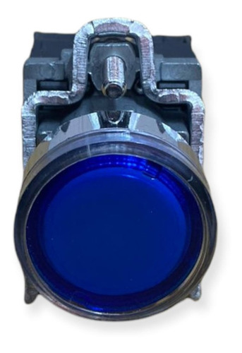 Botón Pulsador Iluminado Azul 22mm 1 Na + 1 Nc - Xb4 - G&v -