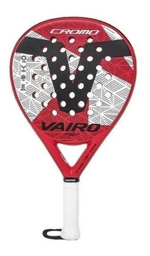 Vairo Europa cromo 6.3 paleta de pádel linea color rojo