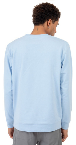 Sudadera Estampada Básica Cuello Redondo Para Hombre Quarry