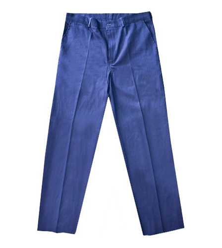 Pantalon Industrial 100% Algodon Azul Marino