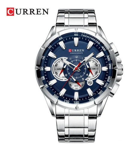 Reloj Para Hombre Curren Krec951903 Krec951903 Plateado