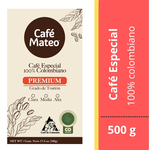 Café Mateo Molido X 500 Gr