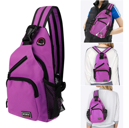 Mochila Tipo Bandolero Bolso Cruzado Correas Ajustables Gym