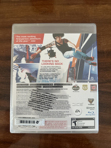 Videojuego Mirror's Edge Ps3 Sellado Nuevo (Usado)