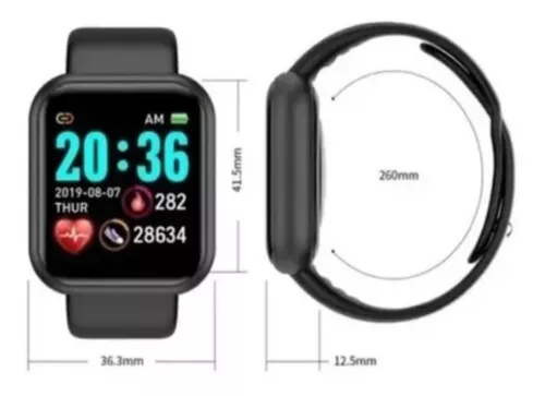 Como CONECTAR e CONFIGURAR Smartwatch Y68/D20 