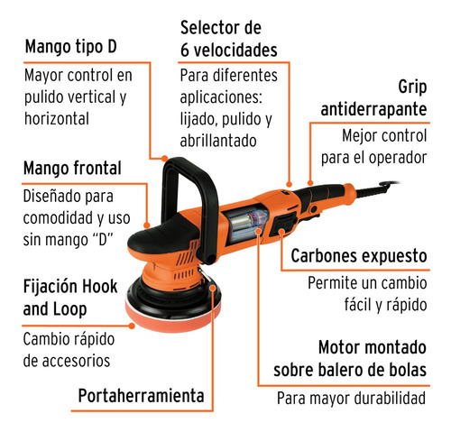 Pulidora Para Autos 6 900 W Autolavados, Hojalateria Truper